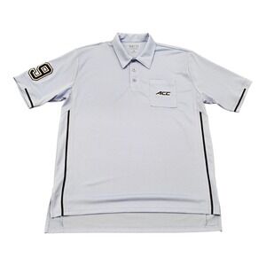 Men's Smitty ACC #19 Powder Blue Short Sleeve Umpire Shirt Moisture Wicking Sz L